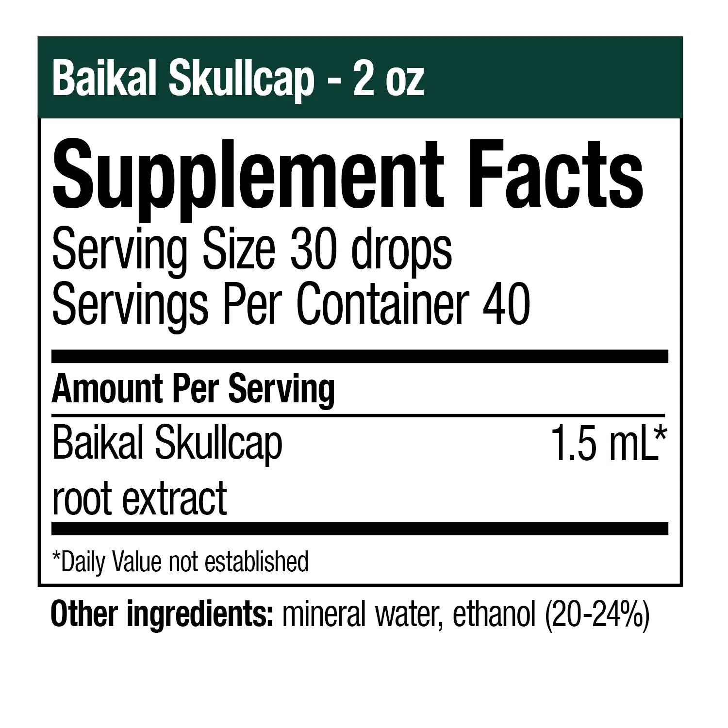 Baikal Skullcap - 2oz