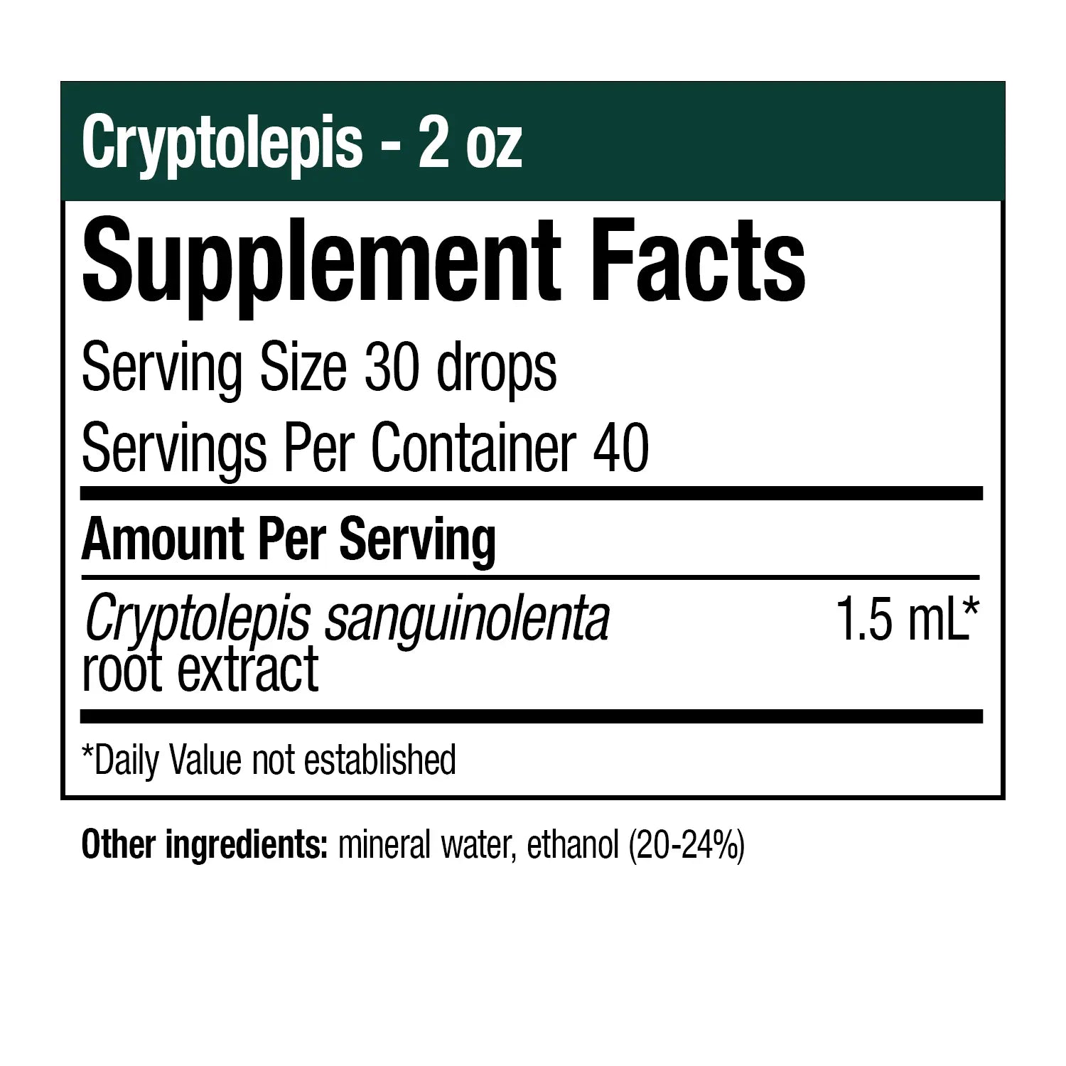 Cryptolepis - 2oz