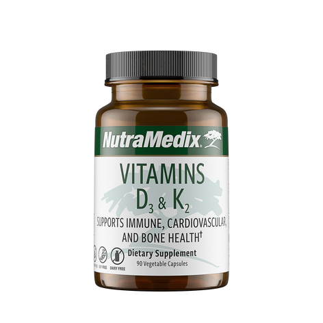 Vitamins D3 K2 - 90 Vegetable Capsules SP