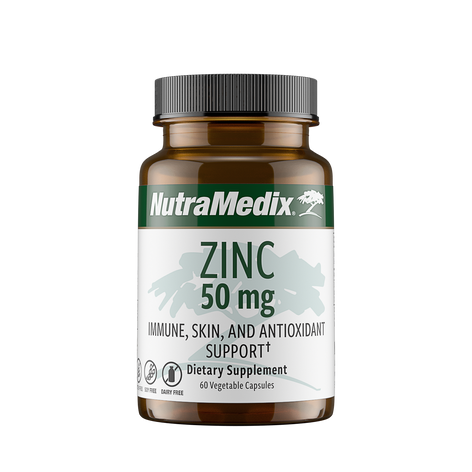 Zinc - 60 Vegetable Capsules